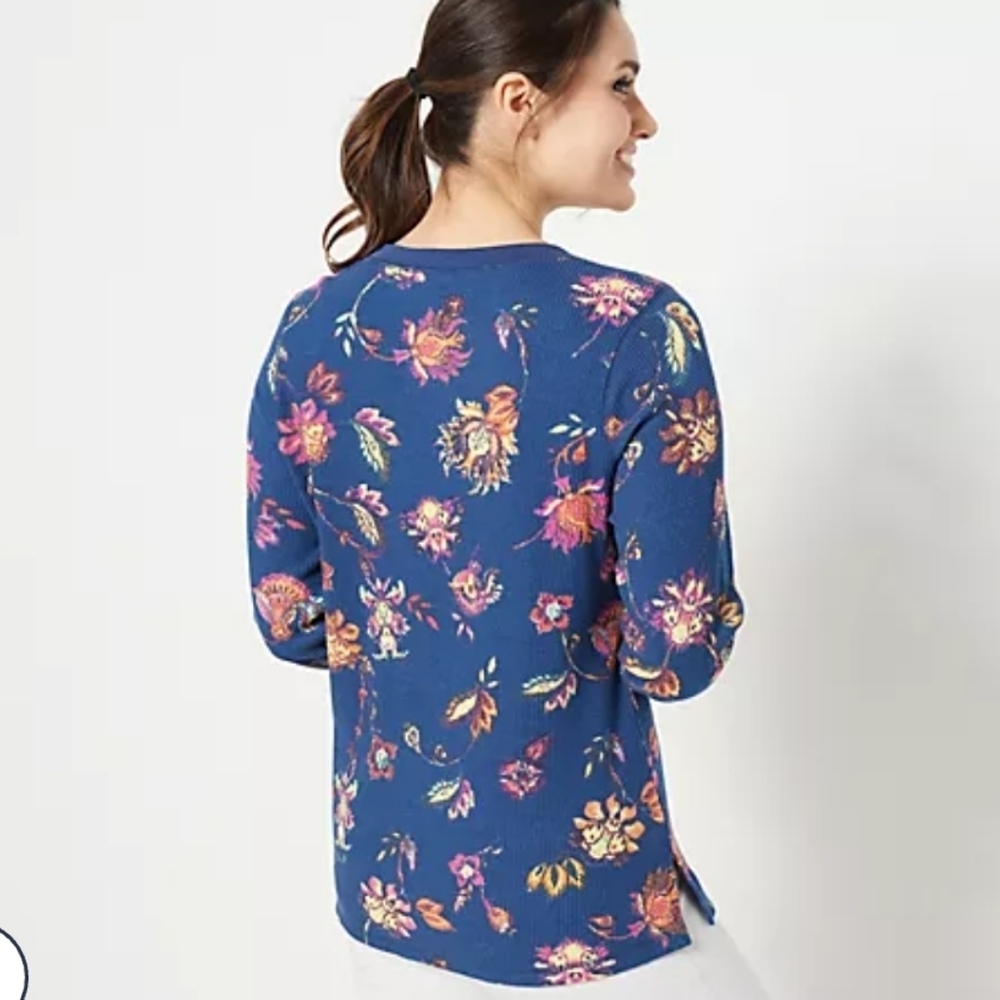 Kim Gravel Bella Waffle Floral Printed - Picture 4 of 6
